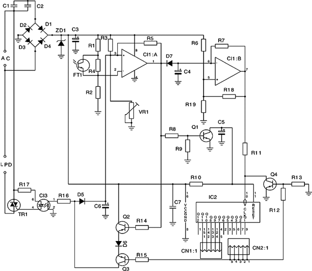 Figura 1 – Diagrama completo do aparelho
Figura 1 – Diagrama completo do aparelho