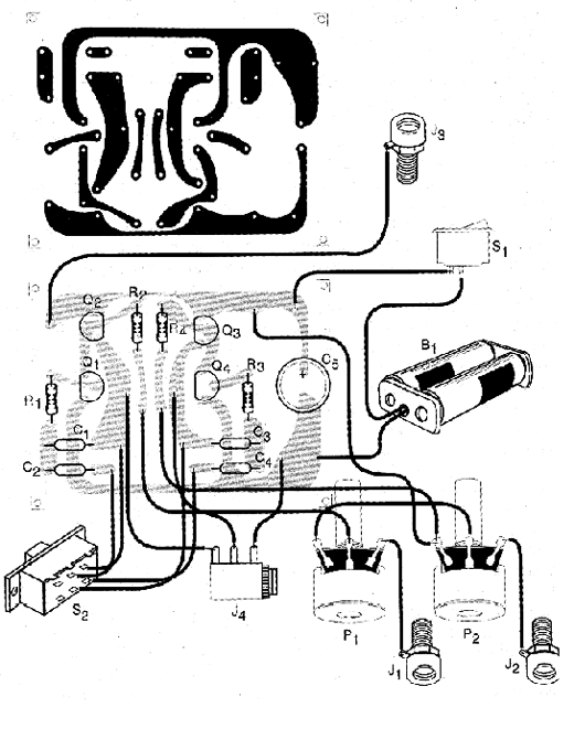 Figura 5 - Placa de circuito impresso para a montagem
