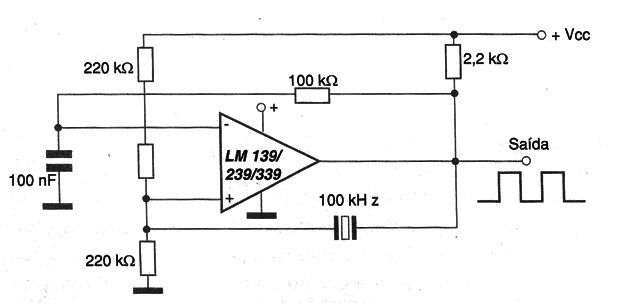 Figura 12 – Oscilador com comparador de tensão
