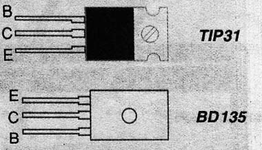 Pinagem do TIP31  do BD135
