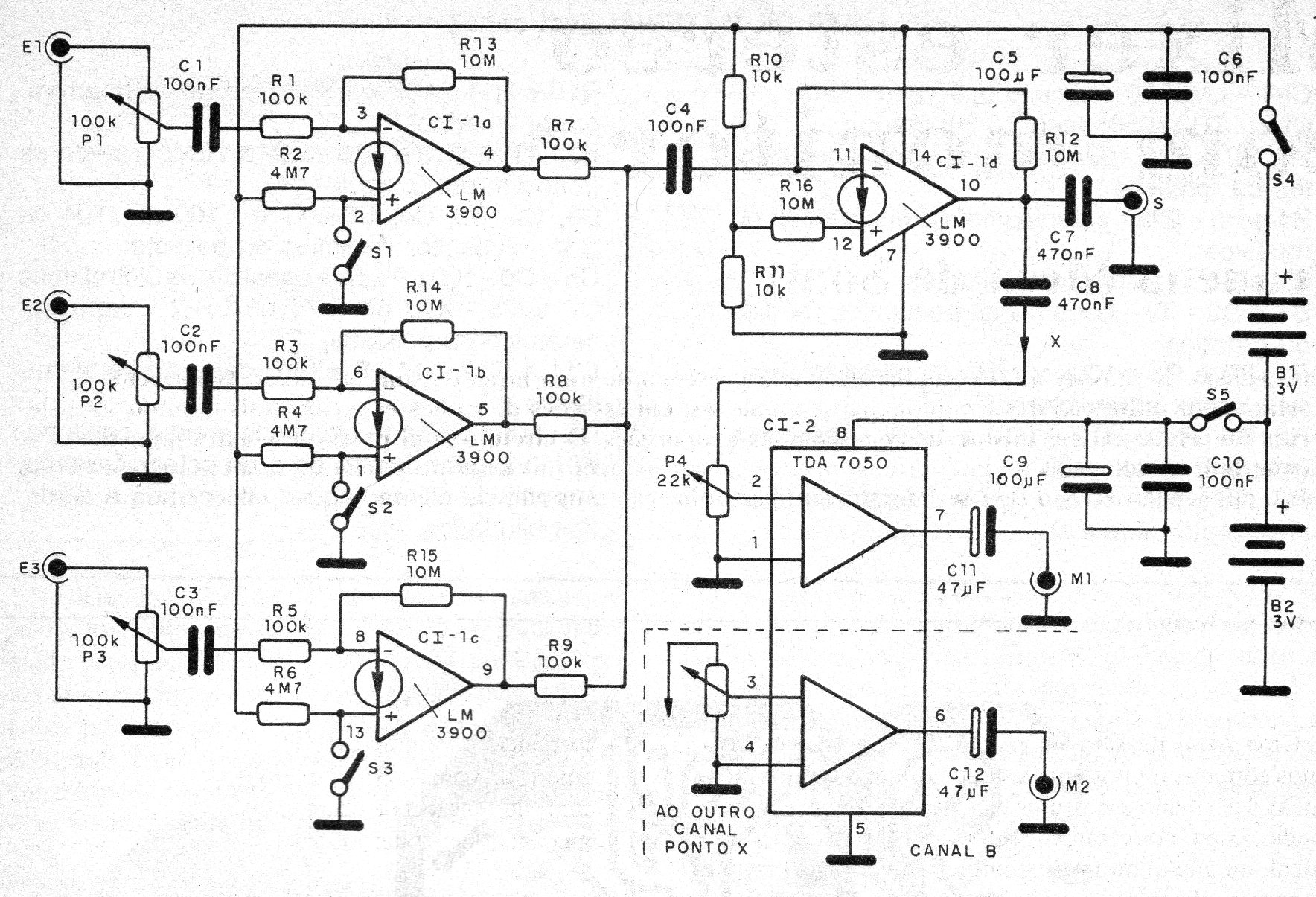 Figura 1 – Diagrama completo do mixer
Figura 1 – Diagrama completo do mixer