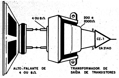 Figura 3 – Ligação do transformador
Figura 3 – Ligação do transformador