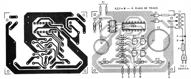 Figura 3 – Placa para a montagem
Figura 3 – Placa para a montagem