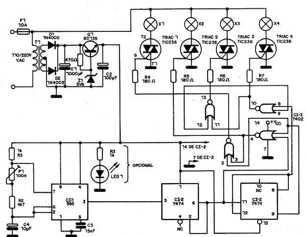Figura 2 – Diagrama completo do aparelho
Figura 2 – Diagrama completo do aparelho