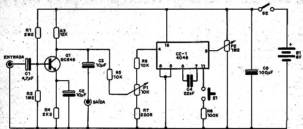 Figura 2 – Diagrama do pedal
Figura 2 – Diagrama do pedal