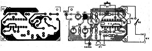 Figura 3 – Placa para a montagem
