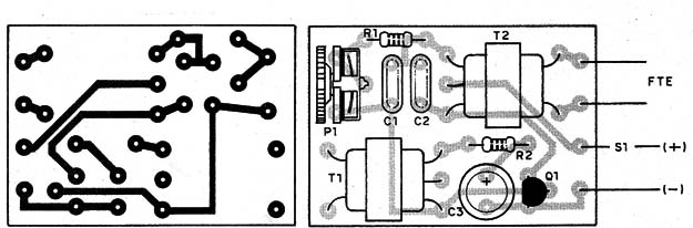 Figura 3 – Montagem em placa de circuito impresso
Figura 3 – Montagem em placa de circuito impresso