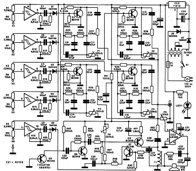 Figura 7 – Diagrama completo da Bateria
Figura 7 – Diagrama completo da Bateria