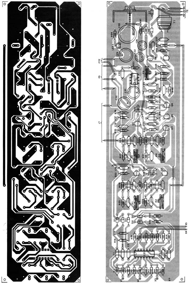 Figura 8 – Placa de circuito impresso para a montagem
Figura 8 – Placa de circuito impresso para a montagem