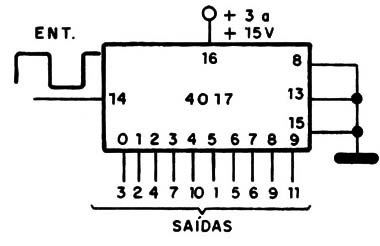 Figura 6 – Usando o 4017
Figura 6 – Usando o 4017