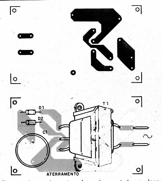 Figura 14 – Aterrando o transformador
Figura 14 – Aterrando o transformador