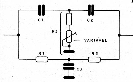    Figura 14 – Oscilador de duplo T variável
