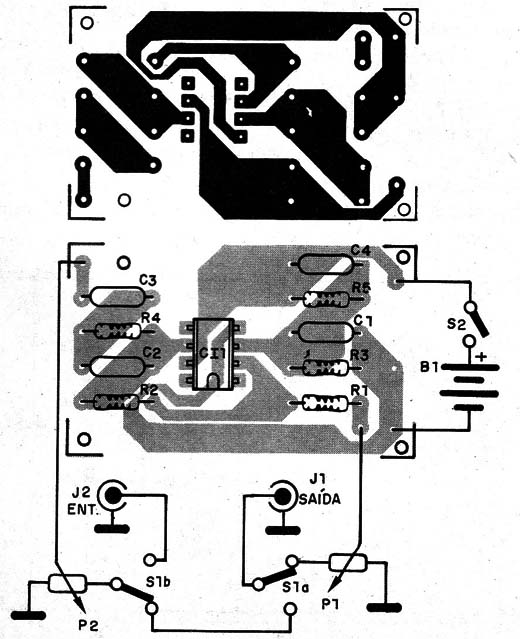 Figura 4 – Placa para a montagem
Figura 4 – Placa para a montagem