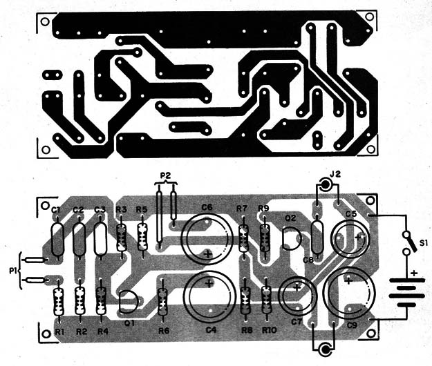 Figura 10 – Placa para a montagem
Figura 10 – Placa para a montagem