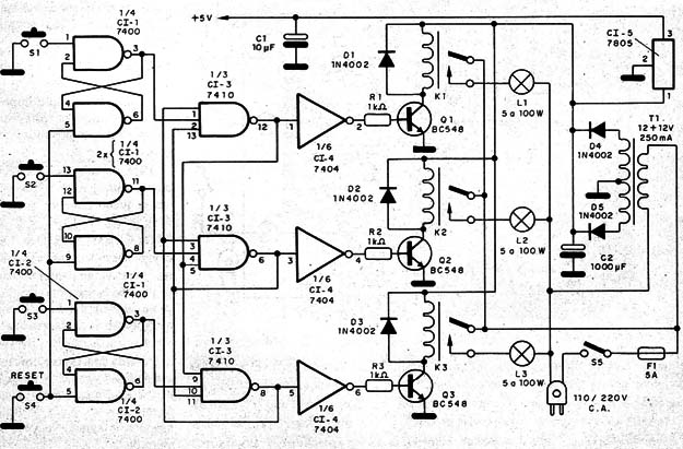 Figura 1 – Circuito completo do aparelho
