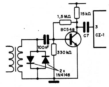 Figura 10 – Etapa amplificadora para o receptor
Figura 10 – Etapa amplificadora para o receptor