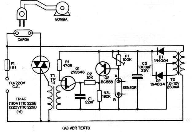 Figura 3 – circuito para sensor de umidade
Figura 3 – circuito para sensor de umidade