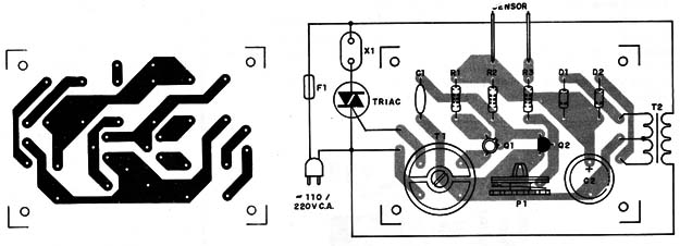 Figura 6 – Placa para a versão 2
Figura 6 – Placa para a versão 2