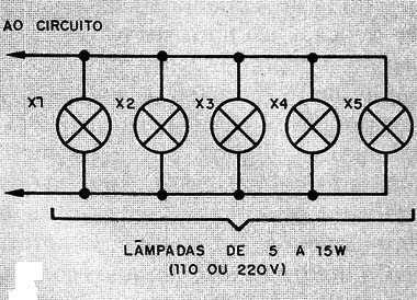 Figure 3 – Usando lâmpadas em paralelo
Figure 3 – Usando lâmpadas em paralelo