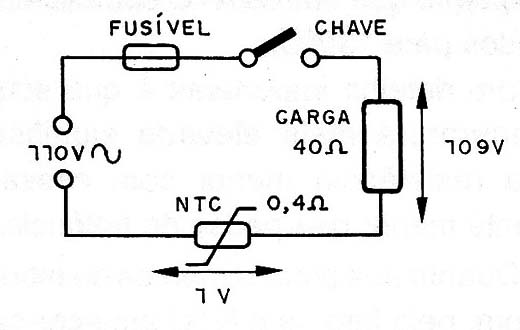 Figura 3 – Circuito com tensões
Figura 3 – Circuito com tensões