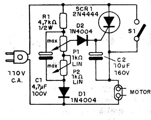 Figura 1 – Circuito para a rede de110 V
Figura 1 – Circuito para a rede de110 V