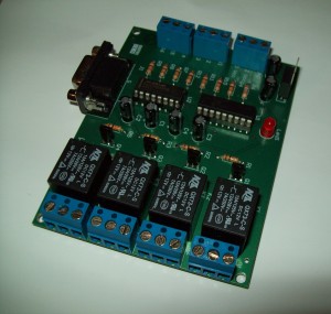 Placa de automação.
Placa de automação.