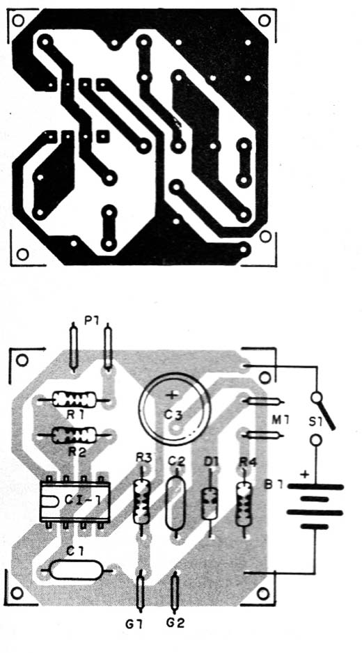 Figura 6 – Montagem em placa comum
Figura 6 – Montagem em placa comum