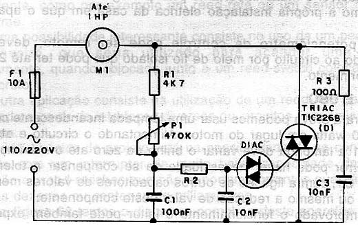 Figura 1 – Diagrama completo do controle develocidade.
Figura 1 – Diagrama completo do controle develocidade.