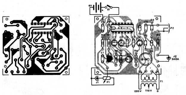 Figura 5 – Placa para a montagem
