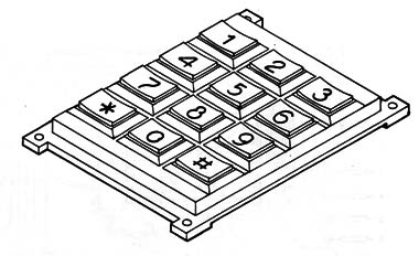Figura 14 – Teclado comum
Figura 14 – Teclado comum