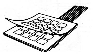 Figura 15 – Teclado flexível
Figura 15 – Teclado flexível