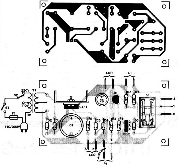    Figura 2 – Placa para a montagem
