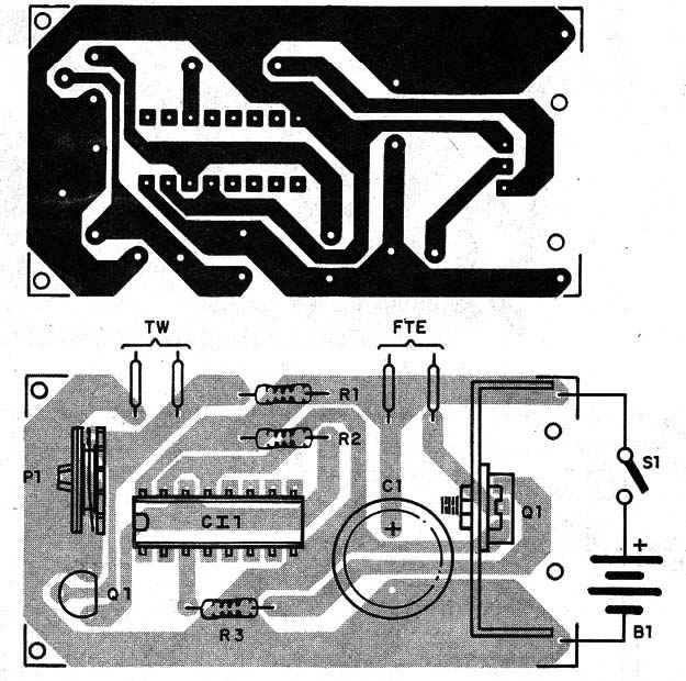 Figura 2 – Placa para a montagem
