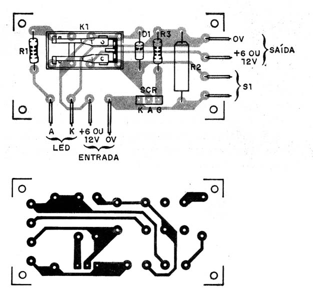 Figura 3 – Placa para a montagem
Figura 3 – Placa para a montagem
