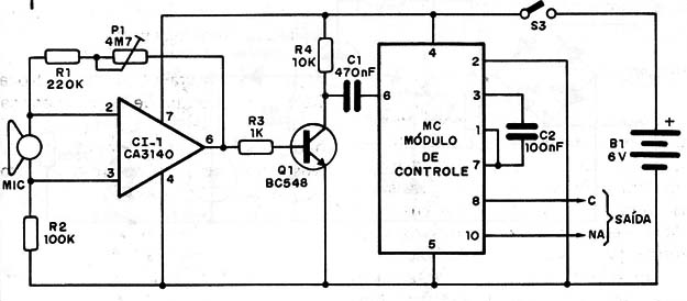 Figura 1 – Circuito completo
Figura 1 – Circuito completo