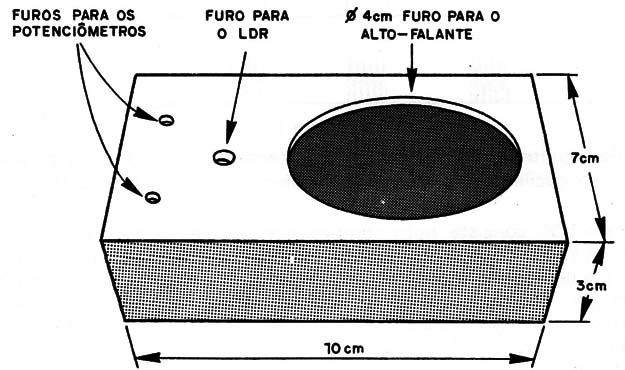 Figura 6 – Caixa para montagem
Figura 6 – Caixa para montagem