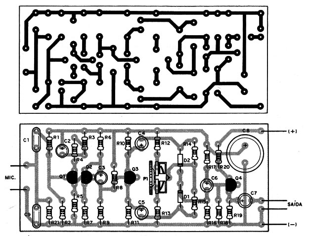 Figura 8 – Placa para a montagem
Figura 8 – Placa para a montagem