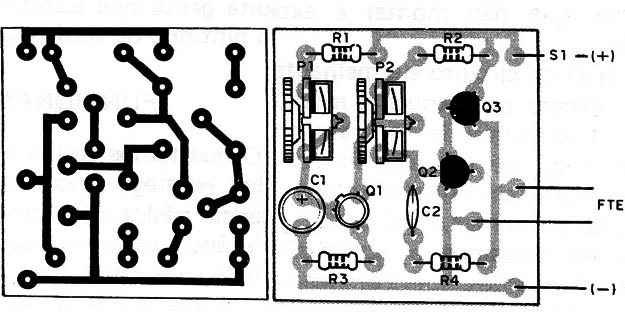 Figura 3 – Placa para a montagem
Figura 3 – Placa para a montagem