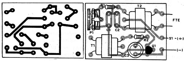 Figura 3 – Placa para a montagem
Figura 3 – Placa para a montagem