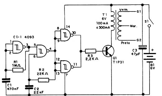 Figura 4 – Diagrama do eletrificador
Figura 4 – Diagrama do eletrificador