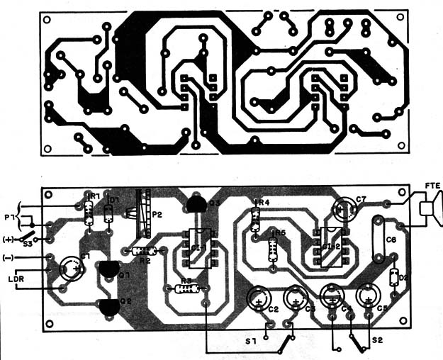 Figura 2 – Placa para a montagem
Figura 2 – Placa para a montagem
