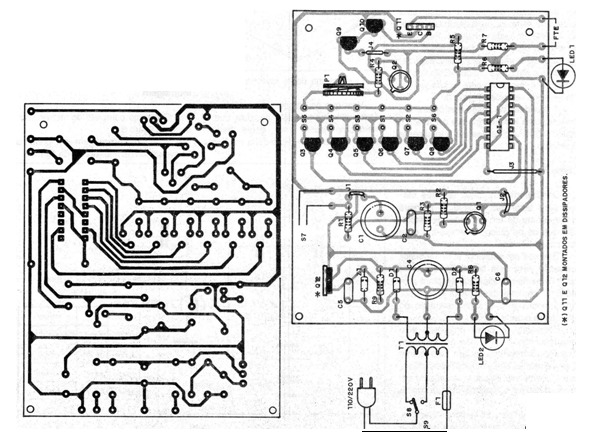 Figura 4 – Placa para a montagem
Figura 4 – Placa para a montagem