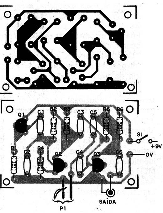 Figura 5 – Placa para a montagem
Figura 5 – Placa para a montagem