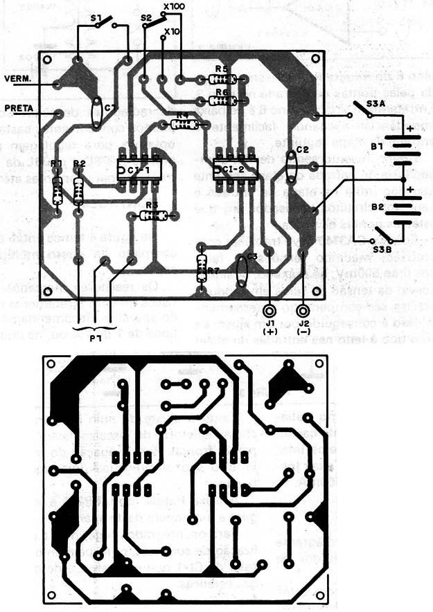 Figura 6 – Placa para a montagem
Figura 6 – Placa para a montagem