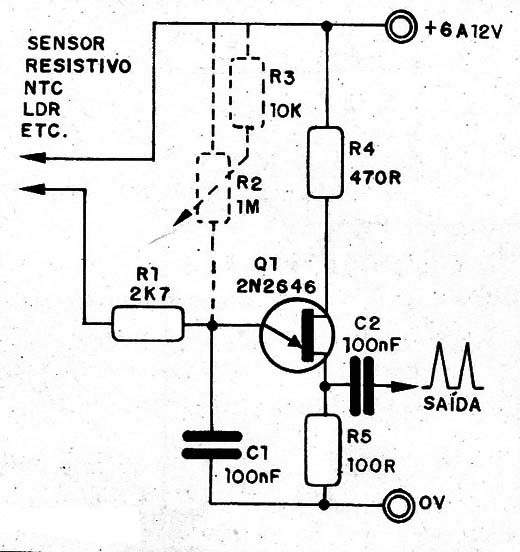    Figura 8 – Conversor A/D unijunção
