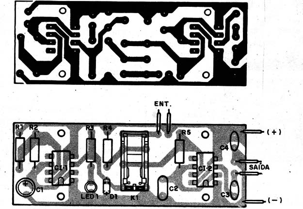 Figura 16 – Placa para a montagem
Figura 16 – Placa para a montagem
