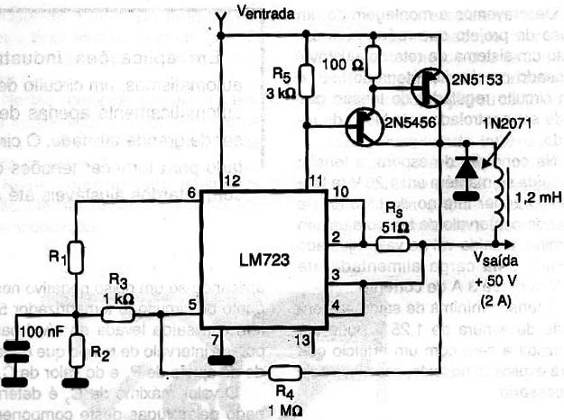 Circuito 9 - Fonte chaveada de 9 V.
