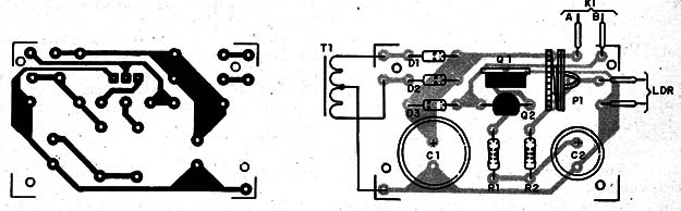 Figura 3 – Placa de circuito impresso para a montagem
Figura 3 – Placa de circuito impresso para a montagem
