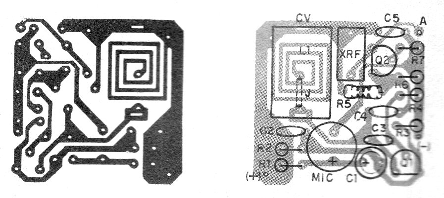 Figura 2 – Placa de circuito impresso para a montagem Figura 2 – Placa de circuito impresso para a montagem