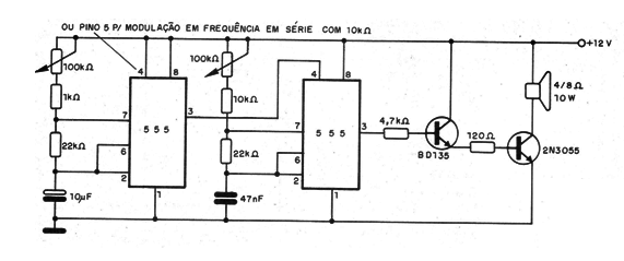 Figura 10 – Sirene modulada
Figura 10 – Sirene modulada